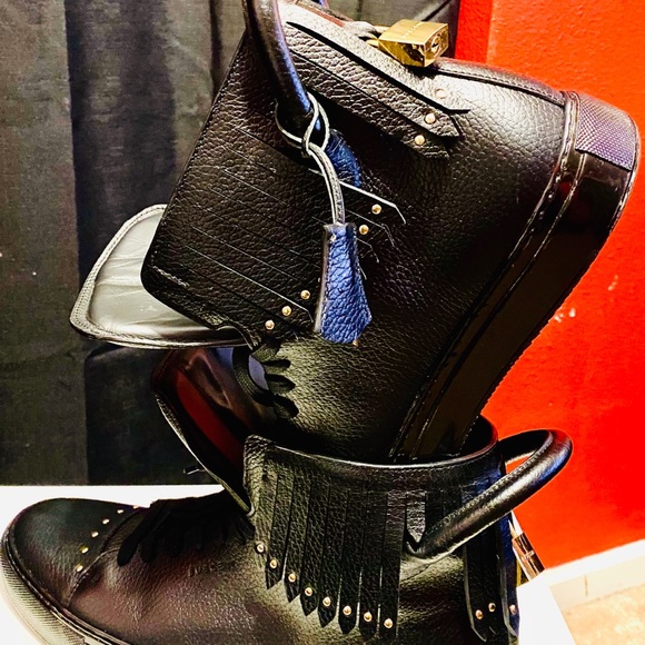 Buscemi High Top Handle Sneakers - Picture 4 of 6